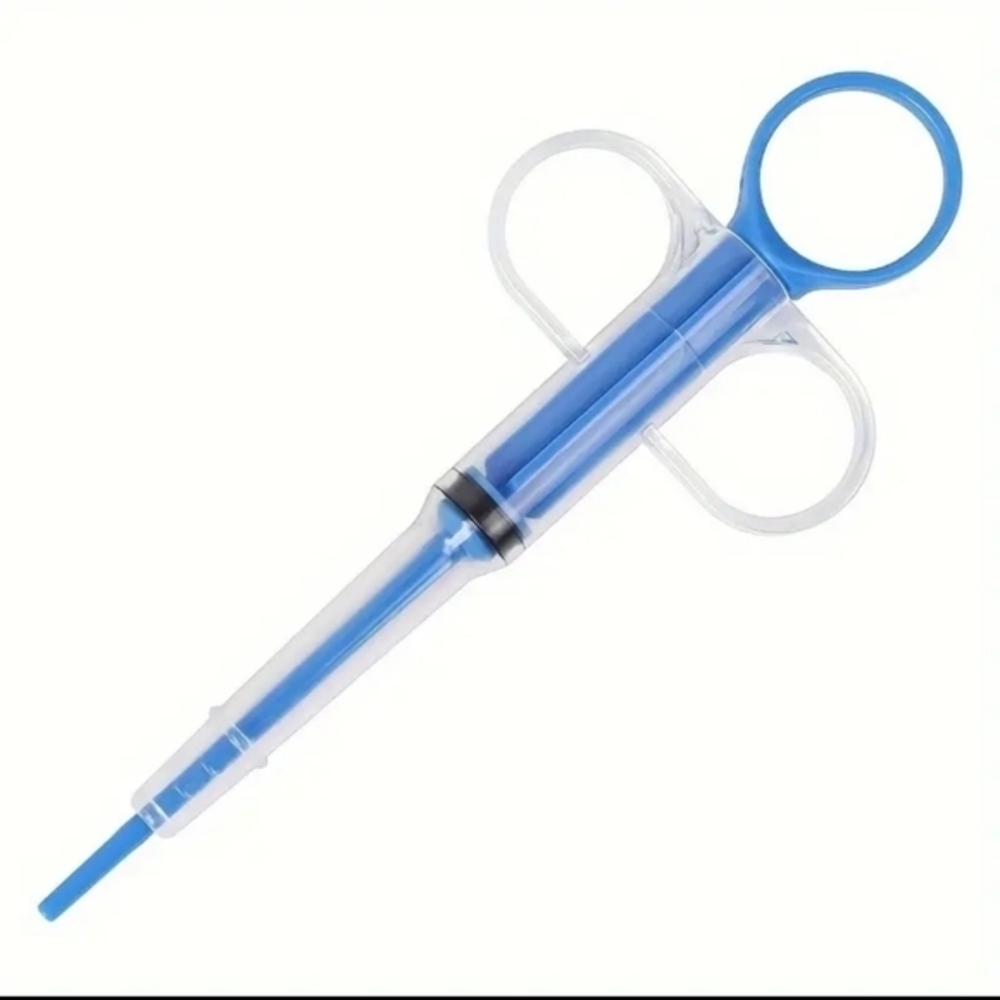 Animal Feeding Kit/Pill Shooter For‎ Animal's Medication Blue NWT